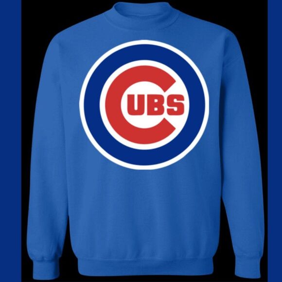 Chicago Cubs Blue Crew Neck Pullover Sweater/Sweatshirt (Size XL) - Picture 1 of 9